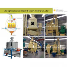 Wood Granulator Feed Pellet Cooling Machine Working in Pellet Production Line